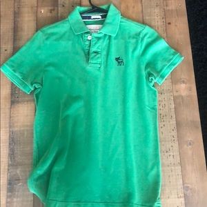 T-Shirt Green Pool Abercrombie Used Muscle Small